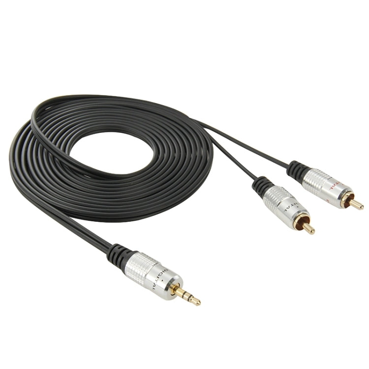 Câble audio Jack 3,5 mm vers 2 RCA mâle