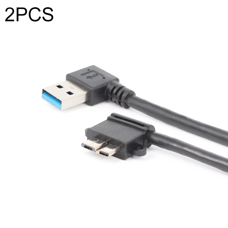 Câble Adaptateur Coudé USB Type C vers Micro USB, 27cm - Noir - Français