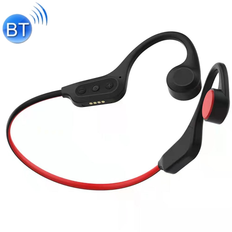 Auriculares de Conducción Ósea, Inalámbricos Bluetooth 5.0 con Micrófono  IP55 Aleación de Titanio Deportivos para Jogging