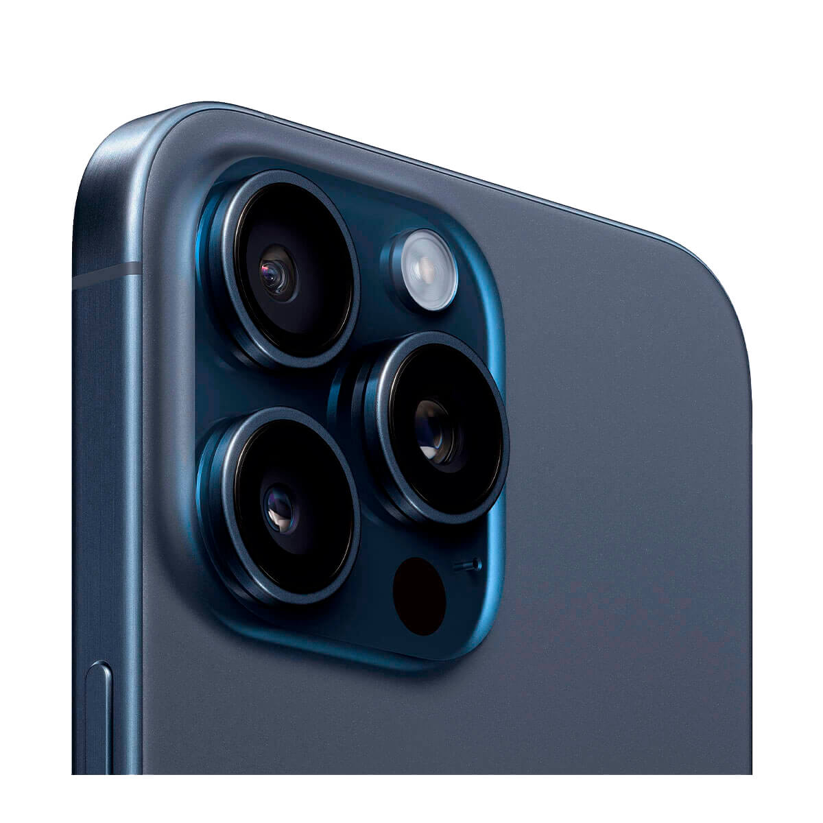 Apple iPhone 15 Pro Max, 256 GB, titanio azul - Desbloqueado (Renovado)