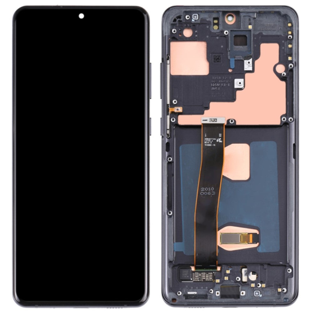 Pantalla Completa OLED + Tactil + Marco Samsung Galaxy S20 Ultra G988 Negro