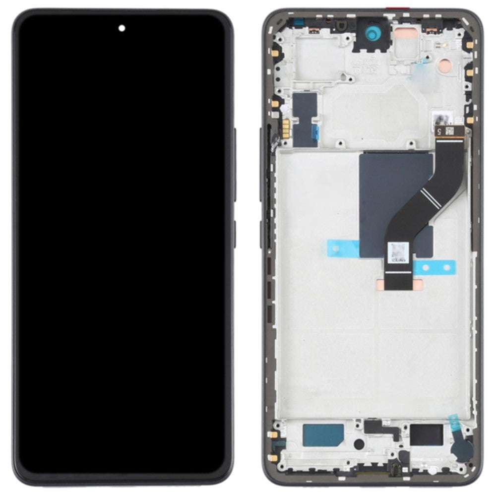 Pantalla Completa TFT + Tactil + Marco Xiaomi 12 Lite 5G Negro