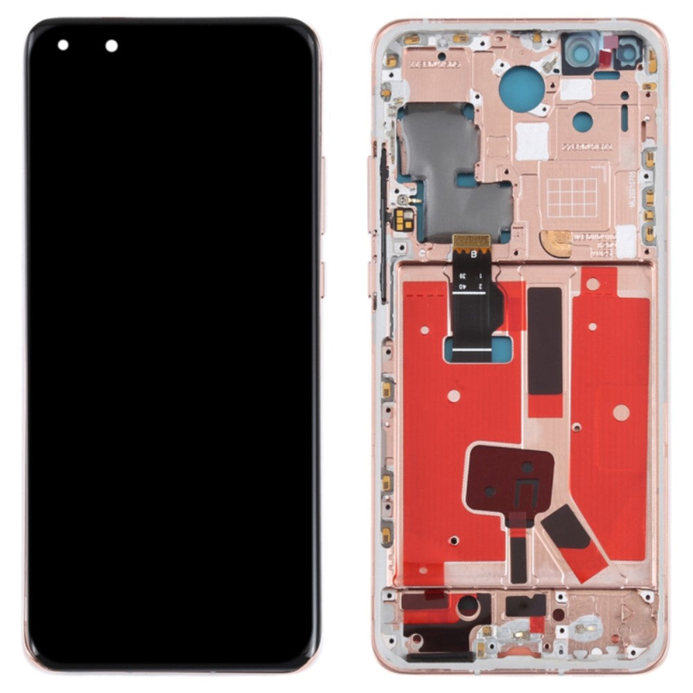 Pantalla Completa OLED + Tactil + Marco Huawei P40 Pro Dorado