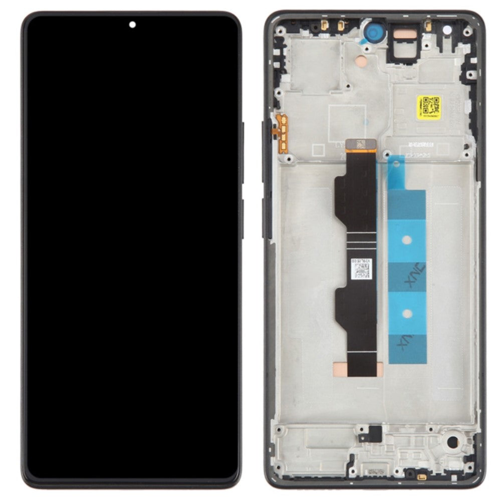 Pantalla Completa AMOLED + Tactil + Marco Xiaomi Redmi Note 13 Pro 4G Poco M6 Pro 4G Negro