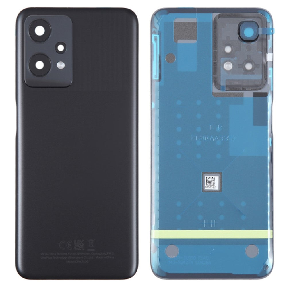 Tapa Bateria Back Cover + Lente Camara OnePlus Nord CE 2 Lite 5G Negro