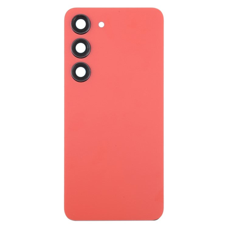 Tapa Bateria Back Cover + Lente Camara Samsung Galaxy S23 S911 Rojo