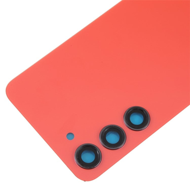 Tapa Bateria Back Cover + Lente Camara Samsung Galaxy S23 S911 Rojo