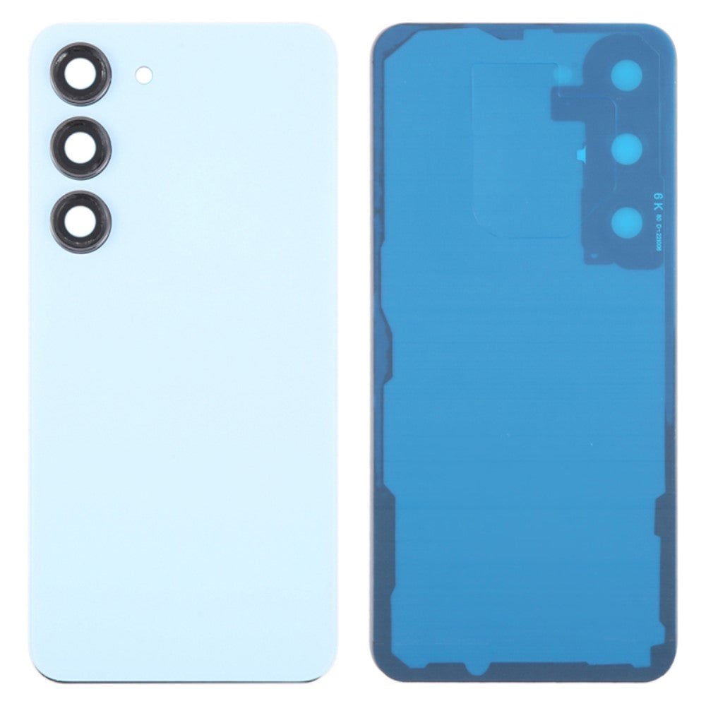 Tapa Bateria Back Cover + Lente Camara Samsung Galaxy S23 S911 Azul Claro