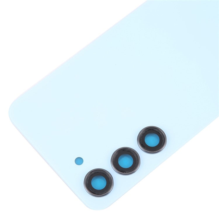 Tapa Bateria Back Cover + Lente Camara Samsung Galaxy S23 S911 Azul Claro