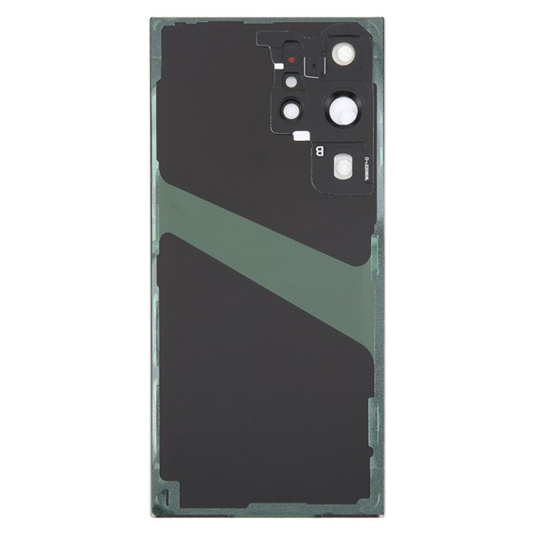 Tapa Bateria Back Cover + Lente Camara Samsung Galaxy S23 Ultra S918 Negro