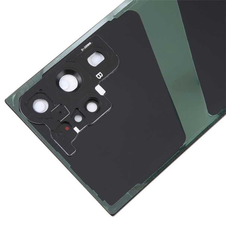 Tapa Bateria Back Cover + Lente Camara Samsung Galaxy S23 Ultra S918 Verde