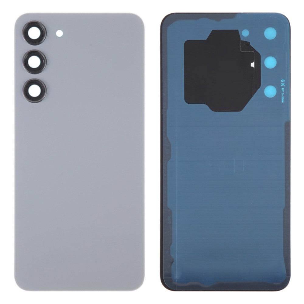 Tapa Bateria Back Cover + Lente Camara Samsung Galaxy S23+ S916 Gris