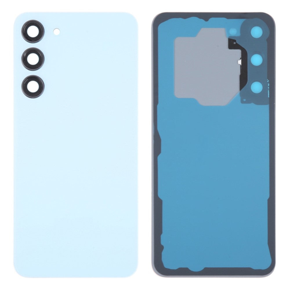 Tapa Bateria Back Cover + Lente Camara Samsung Galaxy S23+ S916 Azul Claro