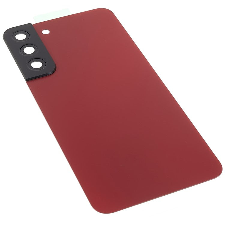 Tapa Bateria Back Cover + Lente Camara Samsung Galaxy S22+ 5G S906 Rojo