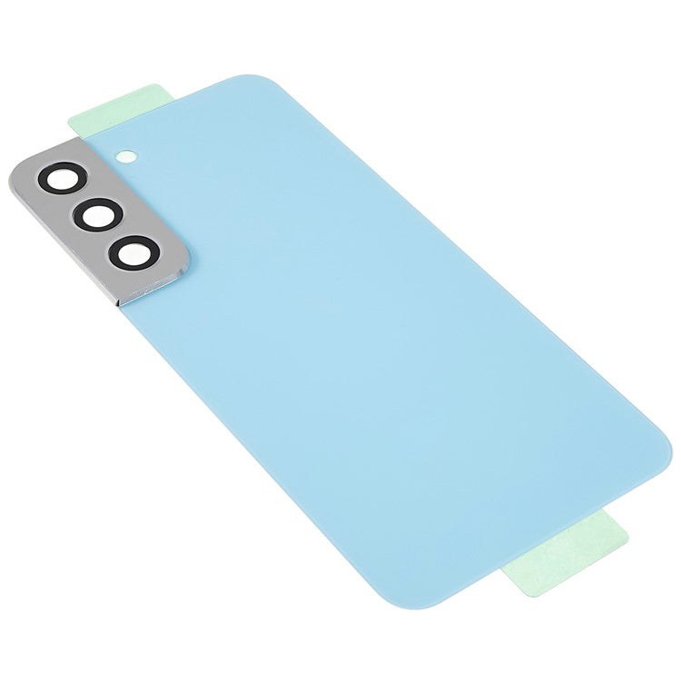 Tapa Bateria Back Cover + Lente Camara Samsung Galaxy S22 5G S901 Azul