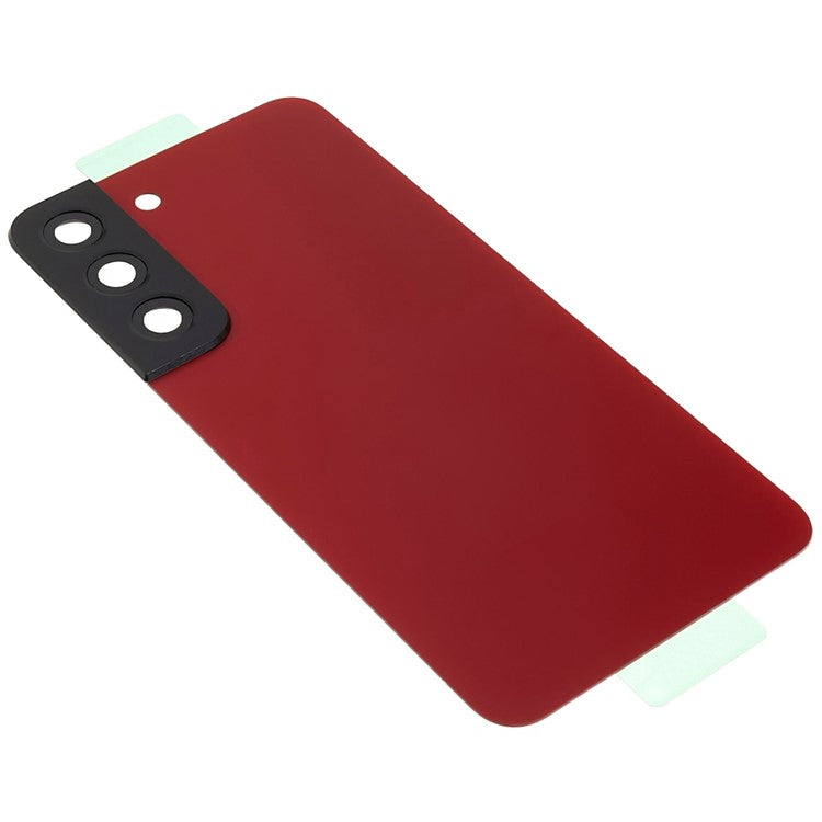 Tapa Bateria Back Cover + Lente Camara Samsung Galaxy S22 5G S901 Rojo