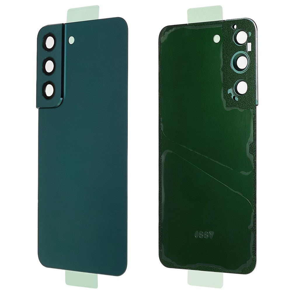 Tapa Bateria Back Cover + Lente Camara Samsung Galaxy S22 5G S901 Verde