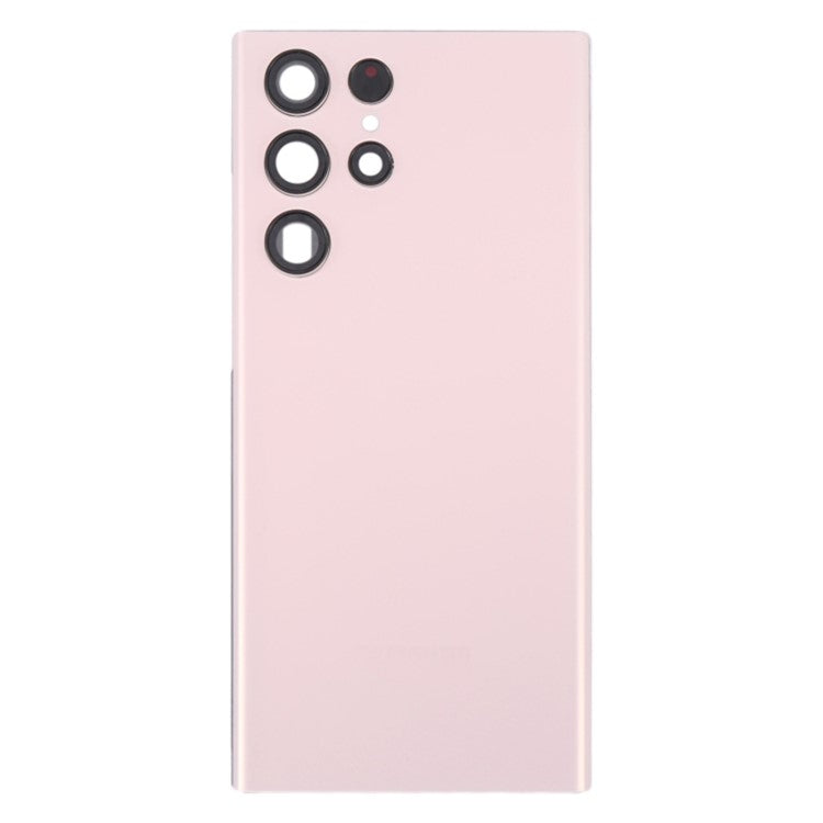 Tapa Bateria Back Cover + Lente Camara Samsung Galaxy S22 Ultra 5G S908 Rosa