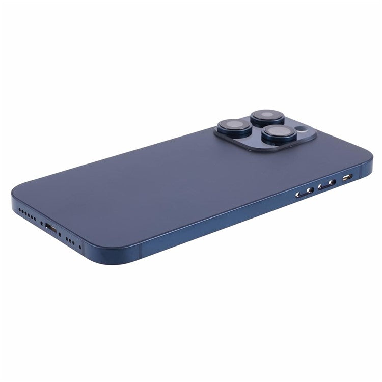 Tapa Bateria Back Cover + Lente Camara Apple iPhone XR Azul