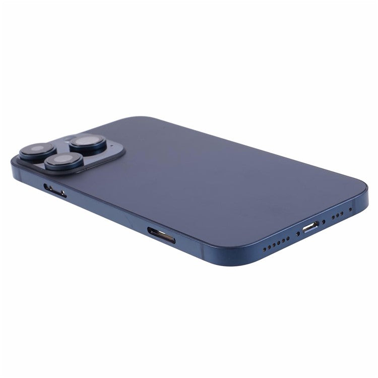 Tapa Bateria Back Cover + Lente Camara Apple iPhone XR Azul