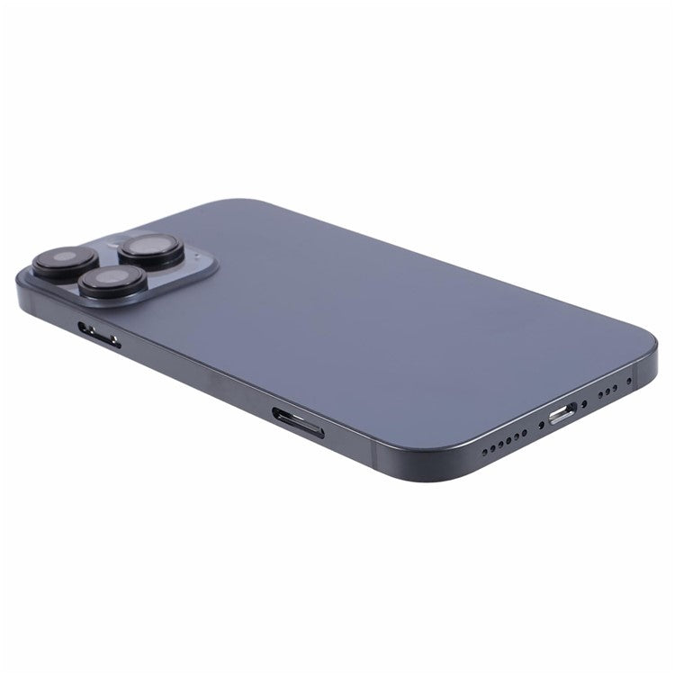 Tapa Bateria Back Cover + Lente Camara Apple iPhone XR Negro