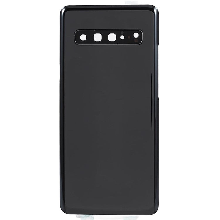 Tapa Bateria Back Cover + Lente Camara Samsung Galaxy S10 5G G977 Negro