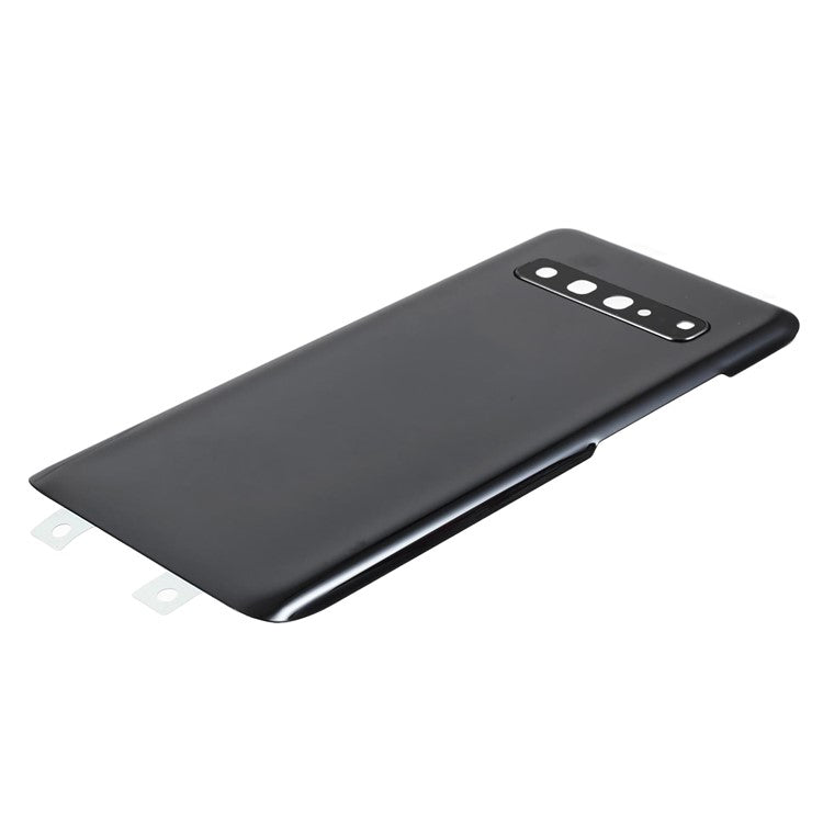 Tapa Bateria Back Cover + Lente Camara Samsung Galaxy S10 5G G977 Negro