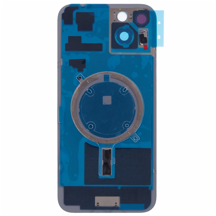 Tapa Bateria Back Cover + Lente Camara Apple iPhone 15 Azul