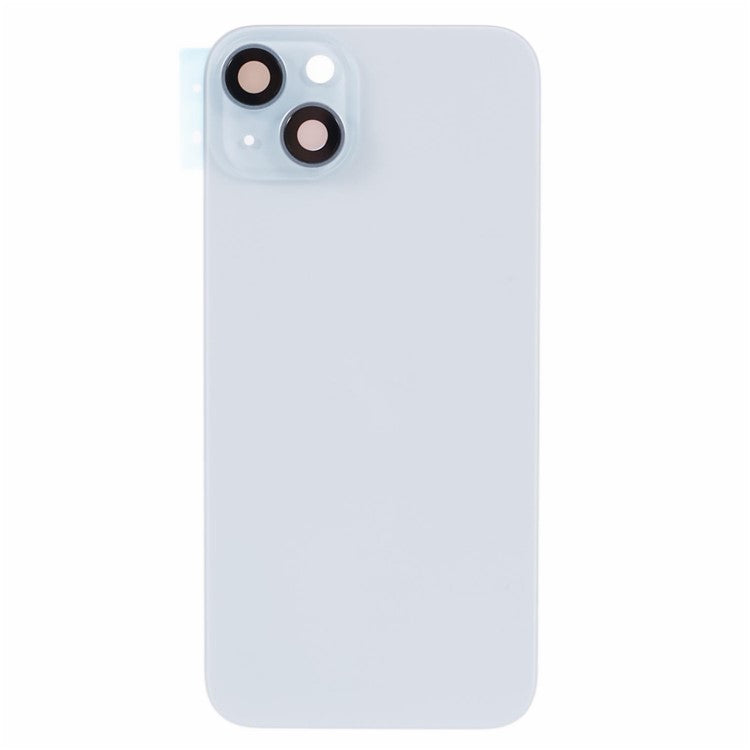 Tapa Bateria Back Cover + Lente Camara Apple iPhone 15 Azul