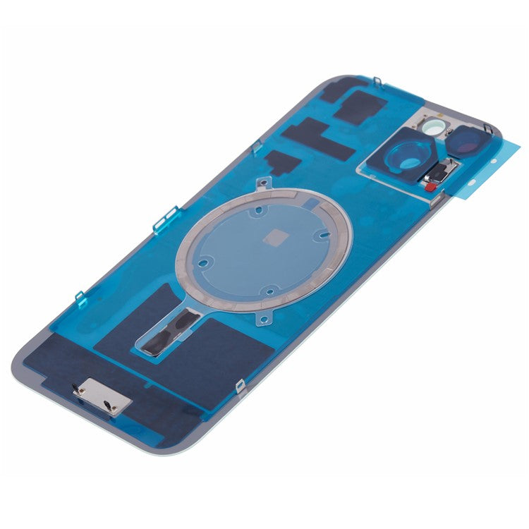 Tapa Bateria Back Cover + Lente Camara Apple iPhone 15 Azul