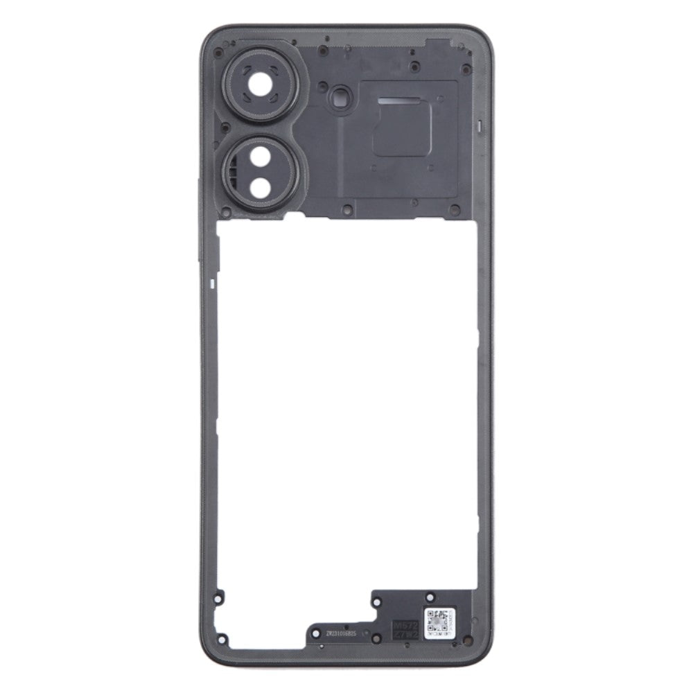 Chasis Carcasa Trasera Marco Xiaomi Redmi 13C 4G Negro