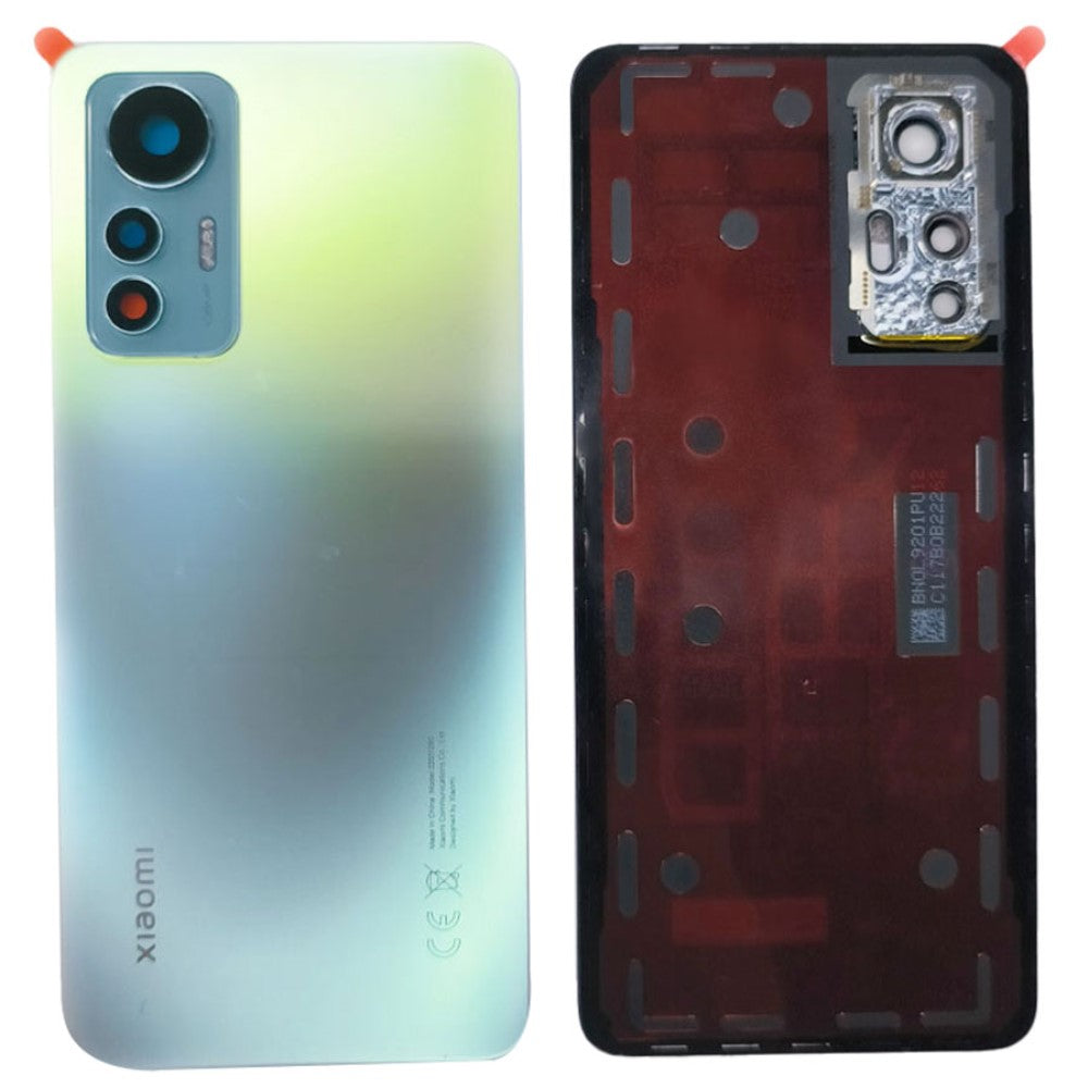 Tapa Bateria Back Cover + Lente Camara Xiaomi 12 Lite 5G Verde