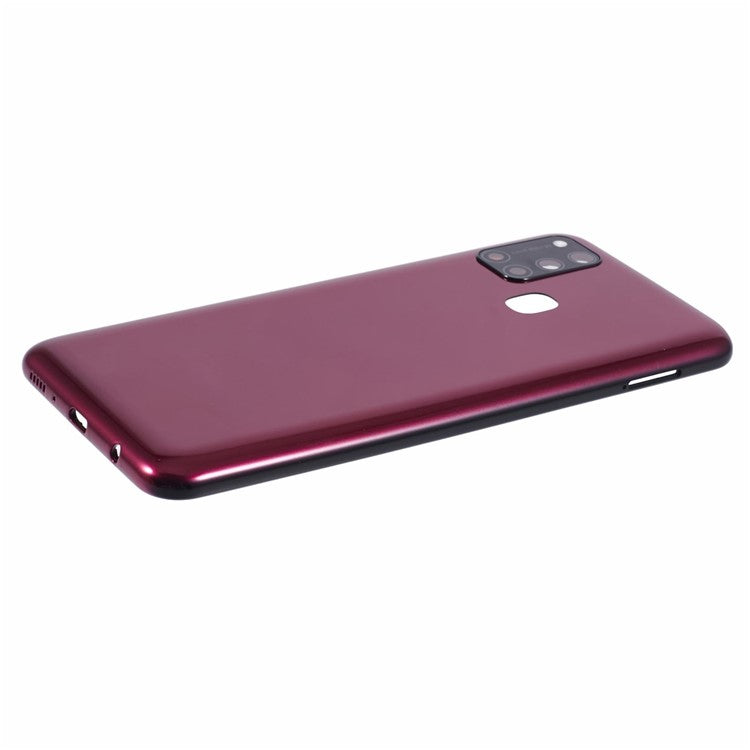 Tapa Bateria Back Cover + Lente Camara Samsung Galaxy M31 M315 Rojo