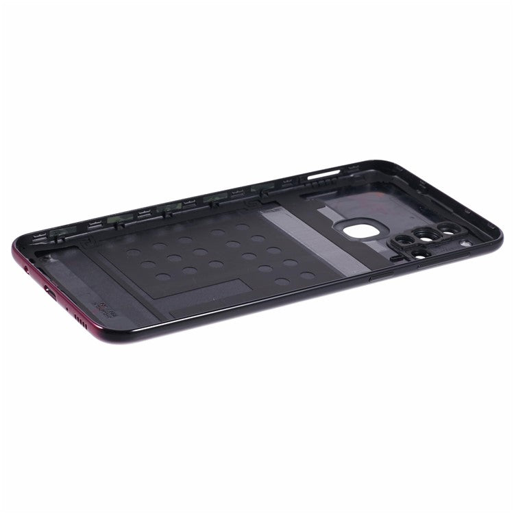 Tapa Bateria Back Cover + Lente Camara Samsung Galaxy M31 M315 Rojo