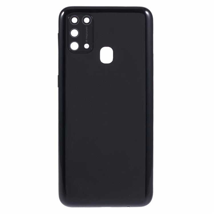 Tapa Bateria Back Cover + Lente Camara Samsung Galaxy M31 M315 Negro