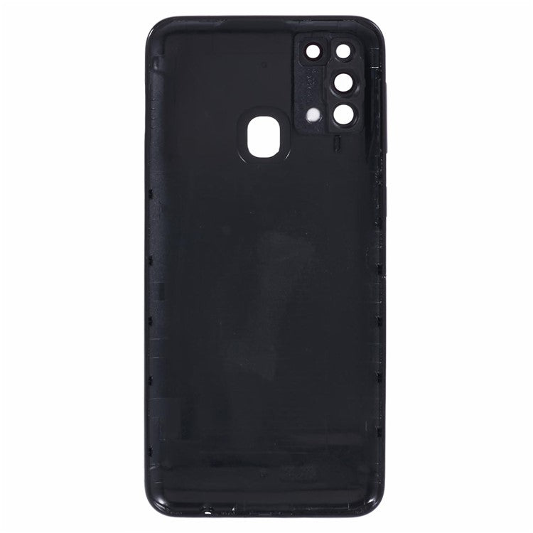 Tapa Bateria Back Cover + Lente Camara Samsung Galaxy M31 M315 Negro