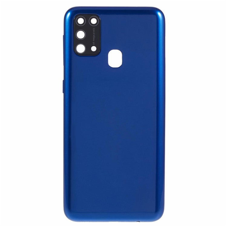 Tapa Bateria Back Cover + Lente Camara Samsung Galaxy M31 M315 Azul