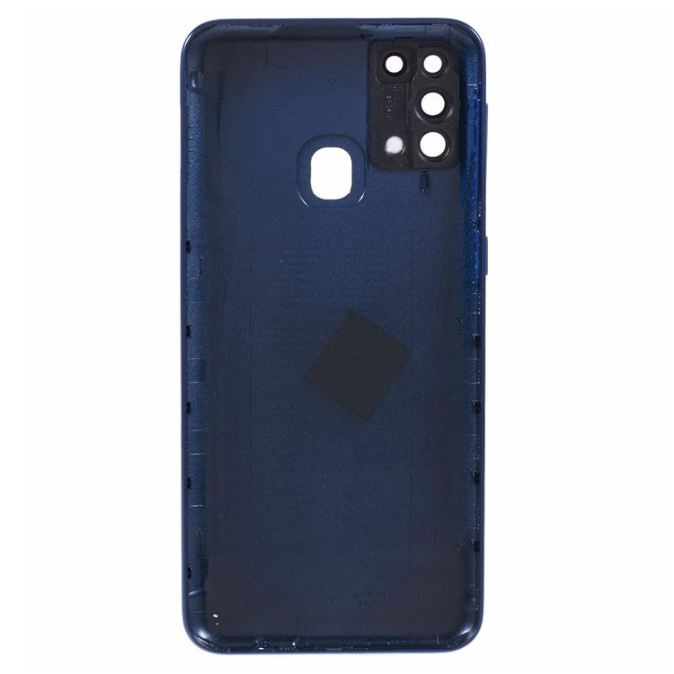 Tapa Bateria Back Cover + Lente Camara Samsung Galaxy M31 M315 Azul