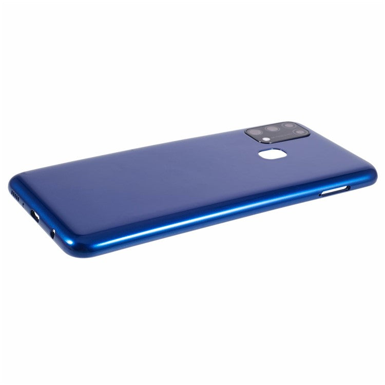 Tapa Bateria Back Cover + Lente Camara Samsung Galaxy M31 M315 Azul