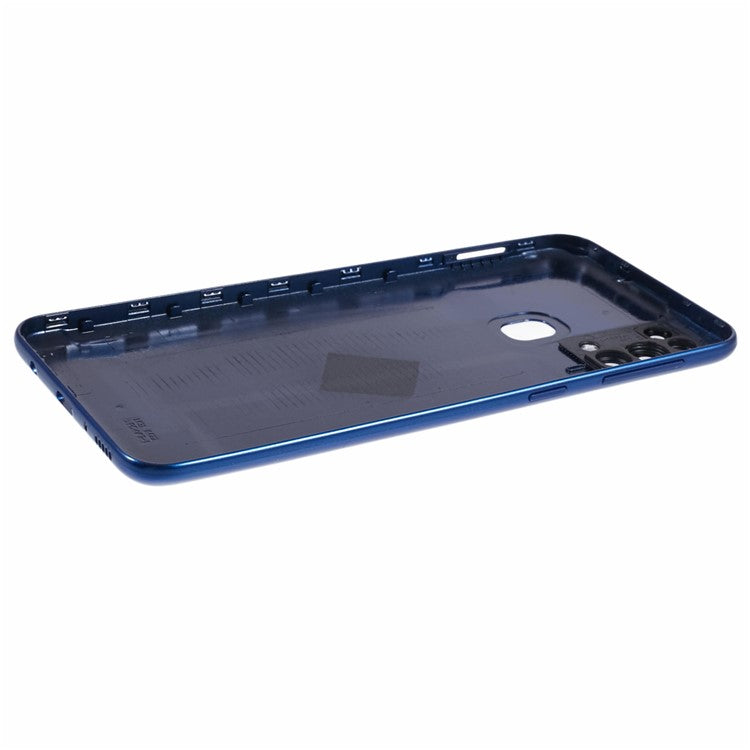 Tapa Bateria Back Cover + Lente Camara Samsung Galaxy M31 M315 Azul