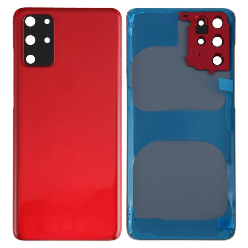 Tapa Bateria Back Cover + Lente Camara Samsung Galaxy S20 Plus 4G G985 Rojo