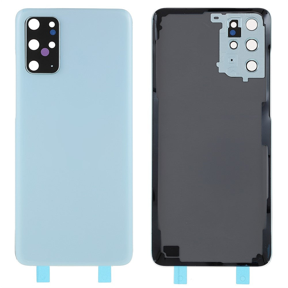 Tapa Bateria Back Cover + Lente Camara Samsung Galaxy S20 Plus 4G G985 Azul