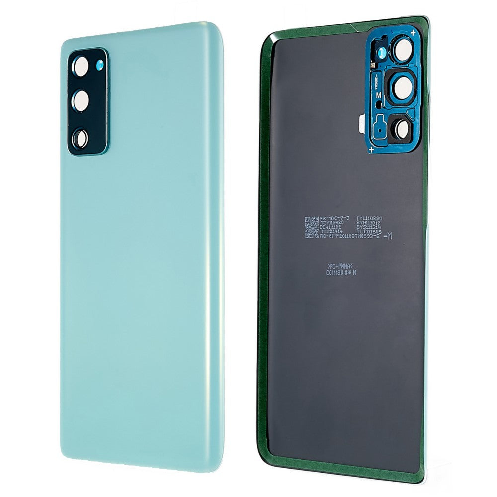 Tapa Bateria Back Cover + Lente Camara Samsung Galaxy S20 FE G780 S20 FE 5G G781 Verde