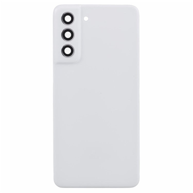 Tapa Bateria Back Cover + Lente Camara Samsung Galaxy S21 FE 5G Blanco