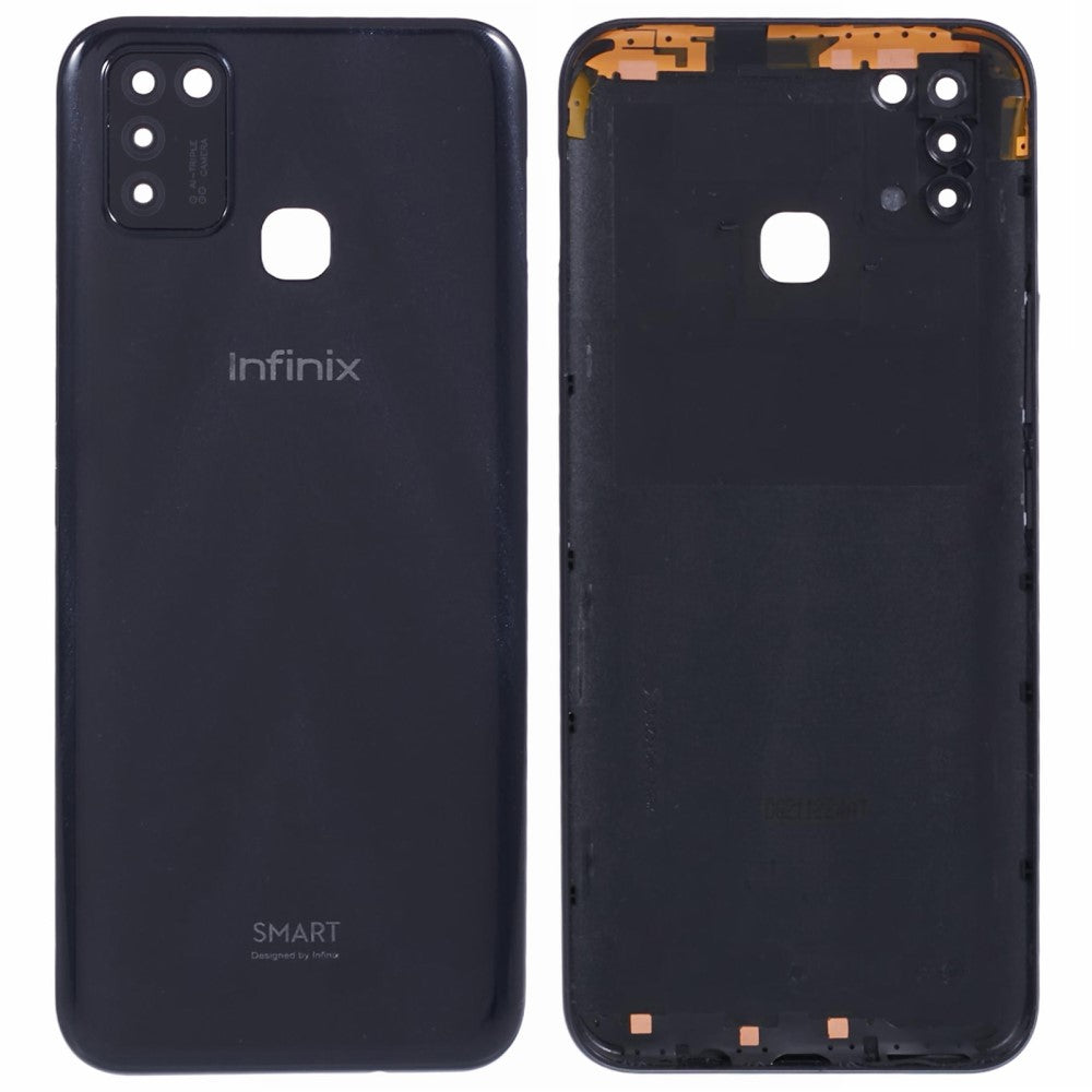 Tapa Bateria Back Cover + Lente Camara Infinix Smart 5 X657 Negro