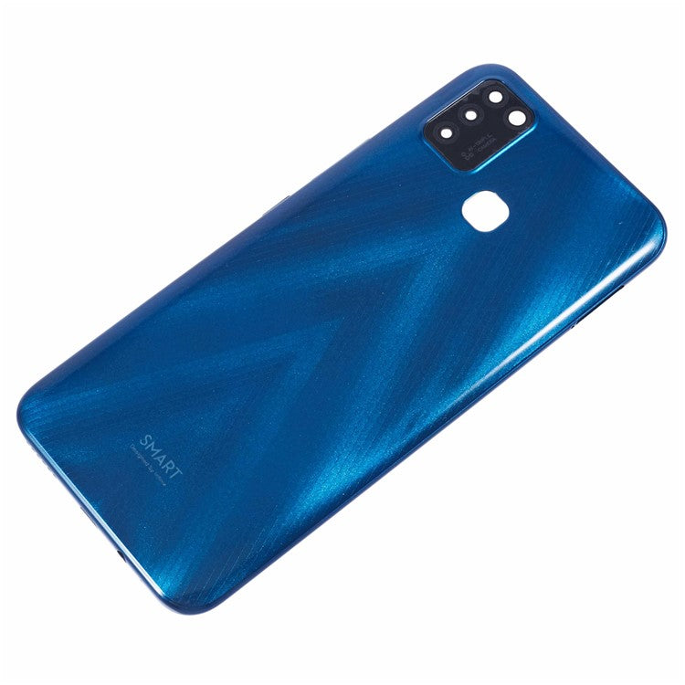 Tapa Bateria Back Cover + Lente Camara Infinix Smart 5 X657 Azul