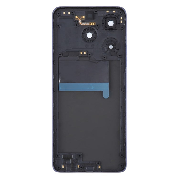 Tapa Bateria Back Cover + Lente Camara Tecno Spark 10 Pro KI7 Negro