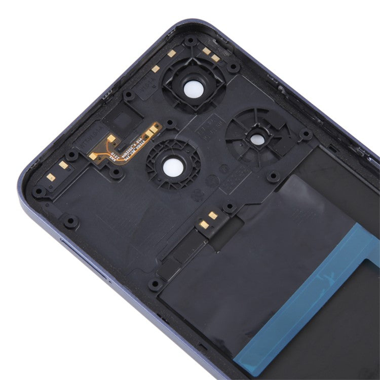 Tapa Bateria Back Cover + Lente Camara Tecno Spark 10 Pro KI7 Negro