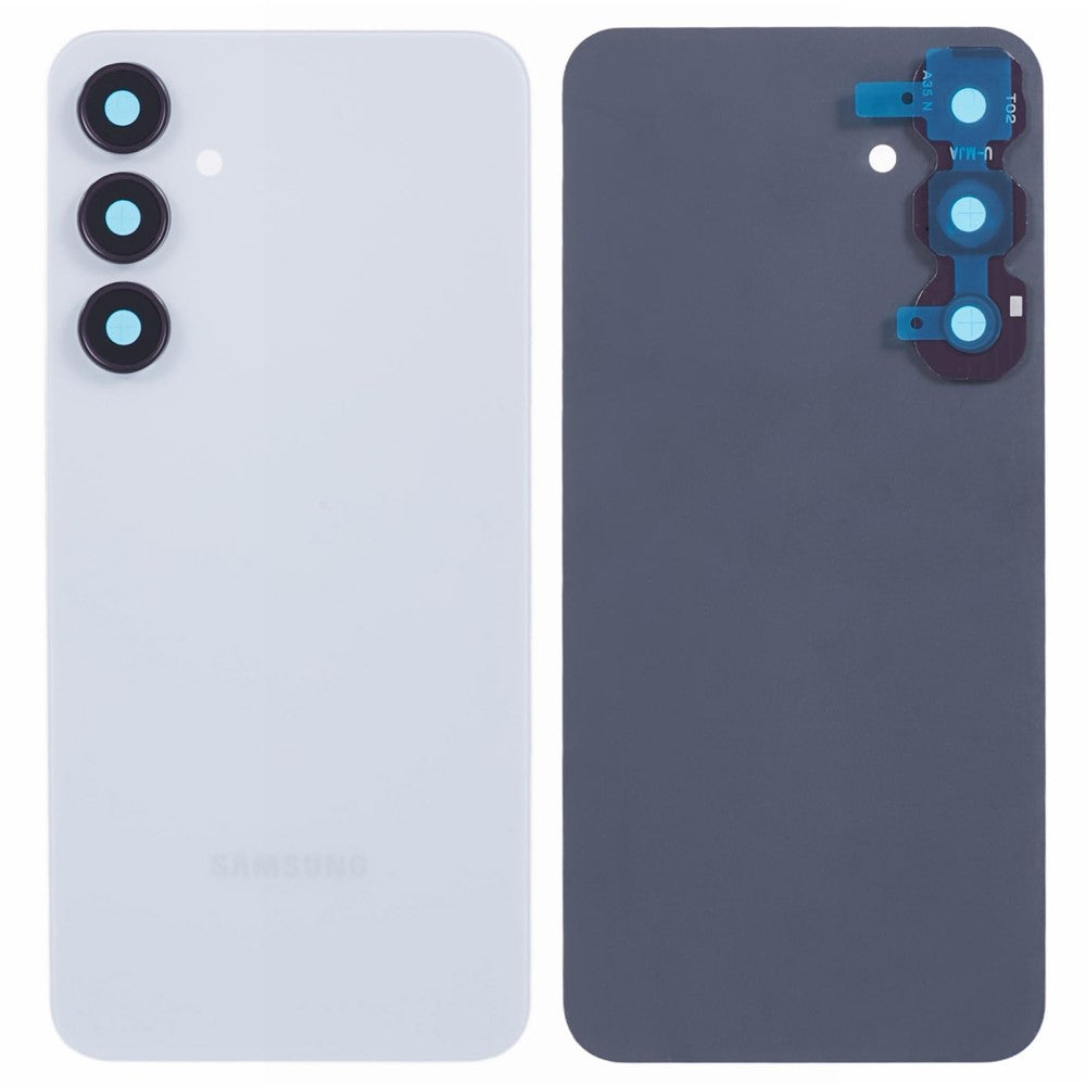 Tapa Bateria Back Cover + Lente Camara Samsung Galaxy A35 5G A356 Azul