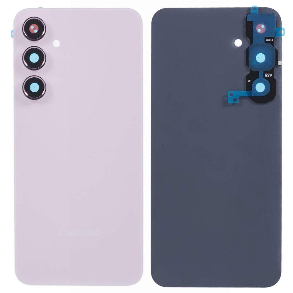 Tapa Bateria Back Cover + Lente Camara Samsung Galaxy A55 5G A556 Morado